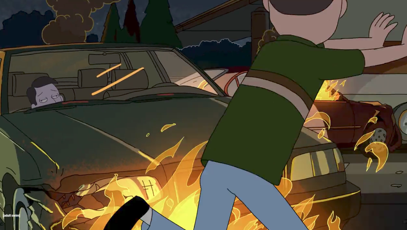 Illustration for article titled The Cars Of Rick And Morty, Scrutinized